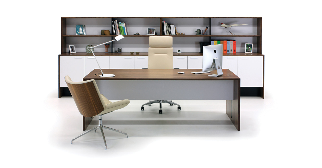 AST Walnut and White Suite