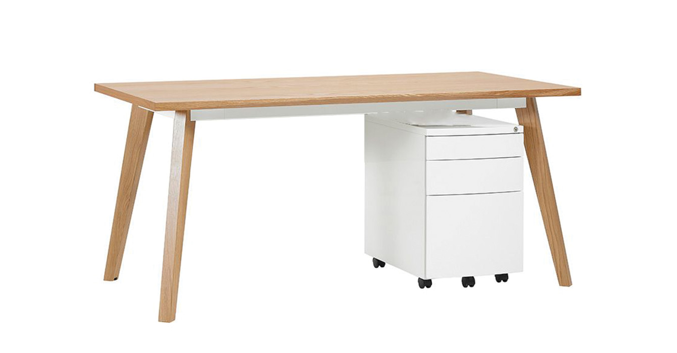 Oak Ven - Oak frame - NO PANEL - Ped Angle 4